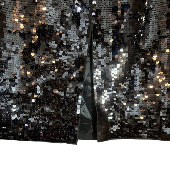Express design studio black sequin skirt. Size 2 - Picture 9 of 10